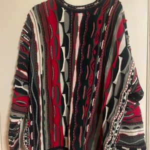 RARE Vintage Delf sweater Nuvo concerto collezioni 3D Knit Sweater Men's XL